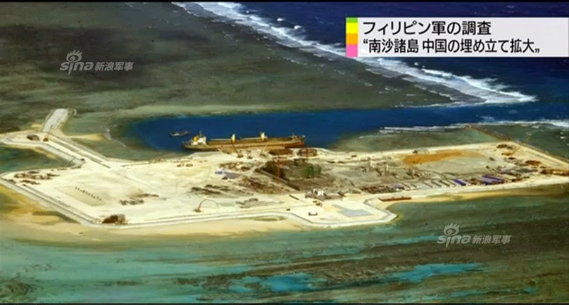 Illustration for article titled Look How Quickly China is Building Its Island Bases Out Of Nothing